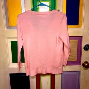 Pink Cardigan With Pockets